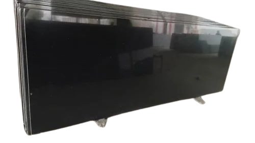 16mm Mudka Black Granite - 10 ft x 3 ft Polished Slab, Flooring, No Water Absorption
