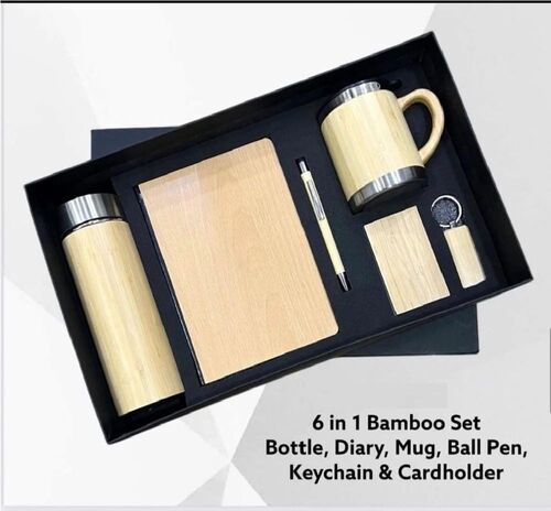 6 In 1 Bamboo Corporate Gift Set