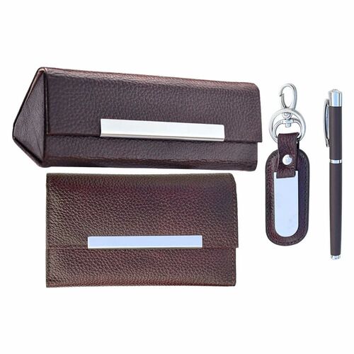 Leather Combo Corporate Gift Set