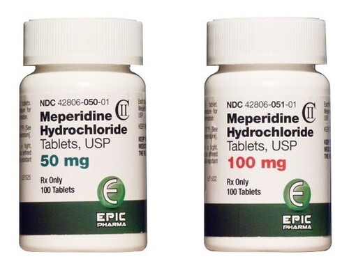 Meper000idine Hcl 50mg Tablets
