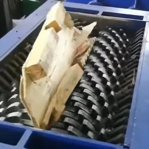 Municipal Waste Double Shaft Shredder Machine