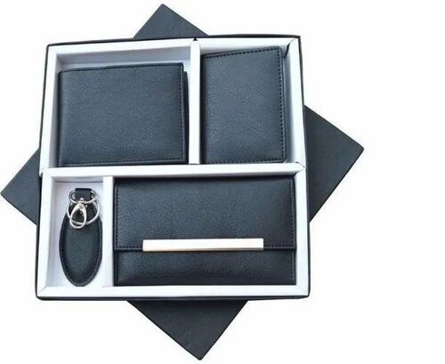 Pu Leather Wallet 4 In 1 Corporate Gift Set