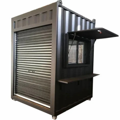 Silver Mild Steel Ms Portable Shop Cabin