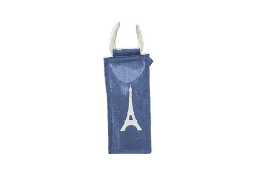 Unisex Blue Bottle Holder Bag