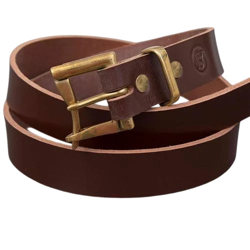 Mens Brown Leather Belt