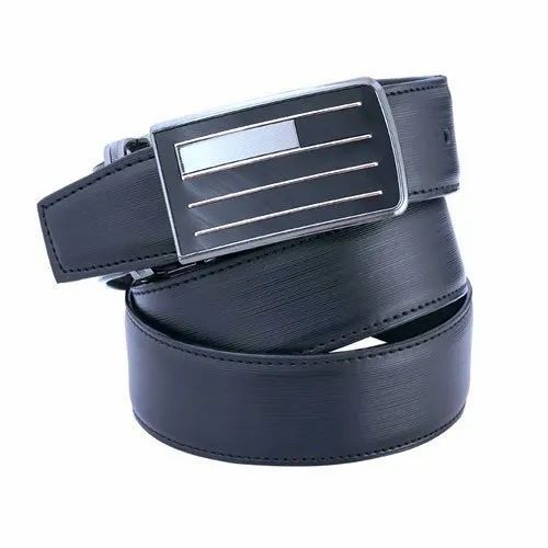 Mens Dusky Blue Leather Belt