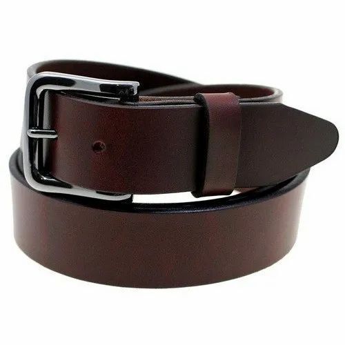 Mens Plain Leather Belt