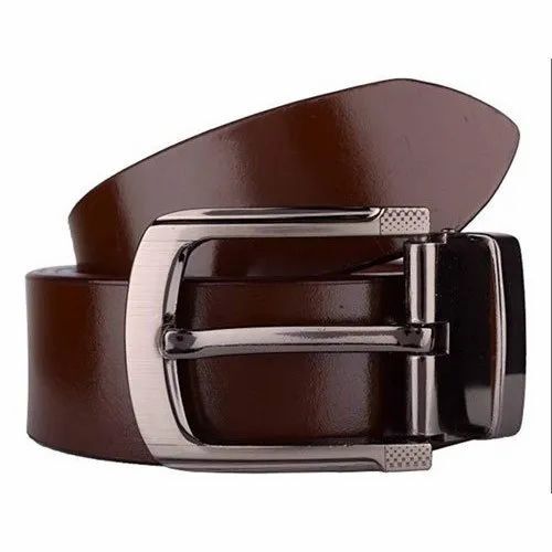 Mens Polished Leather Belt