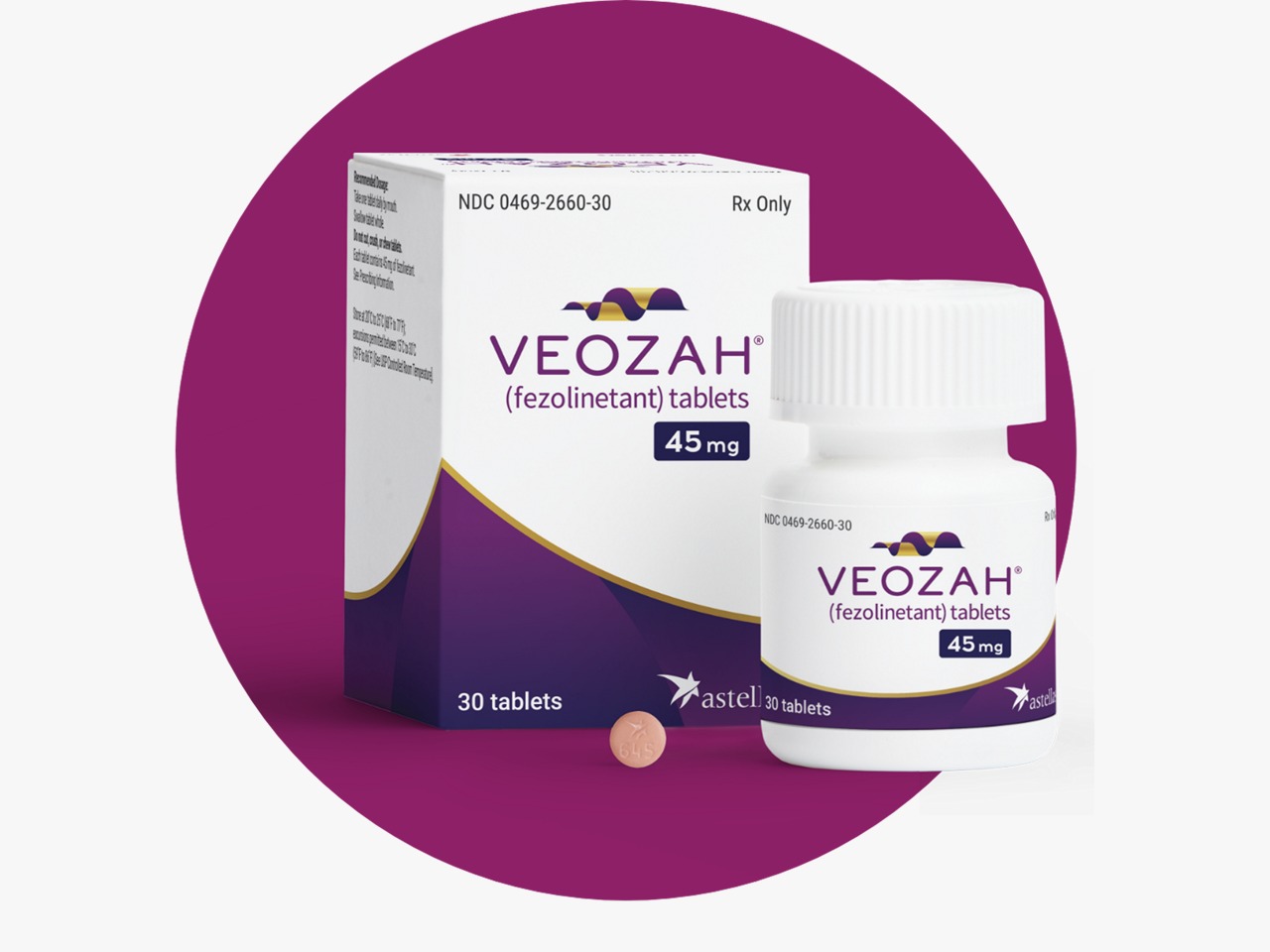 Veozah (Fezolinetant) Tablets - Drug Type: General Medicines