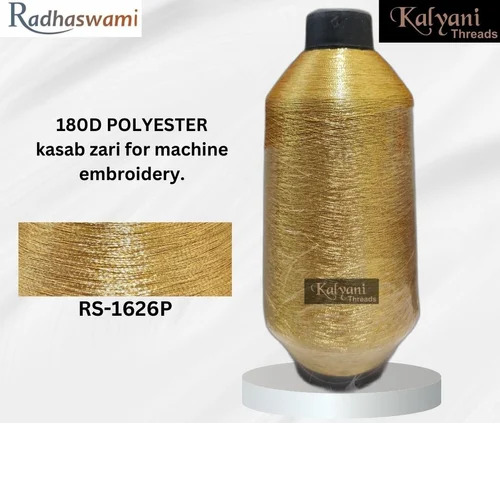 180D Polyester Kasab Zari Thread