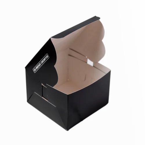Black Plain Duplex Box