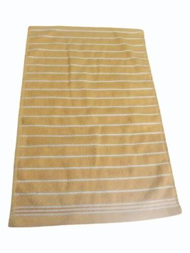Cotton Yellow Stripe Hand Towel