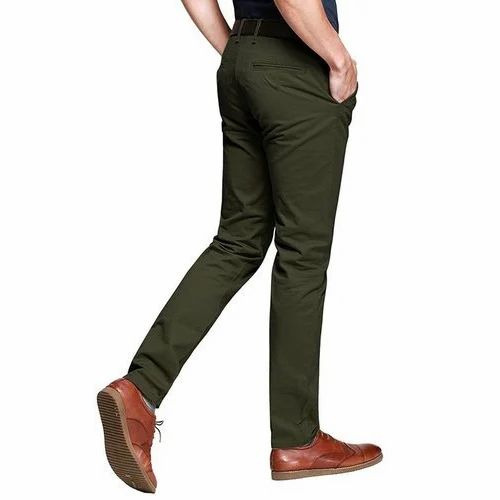 Green Men Cotton Pant