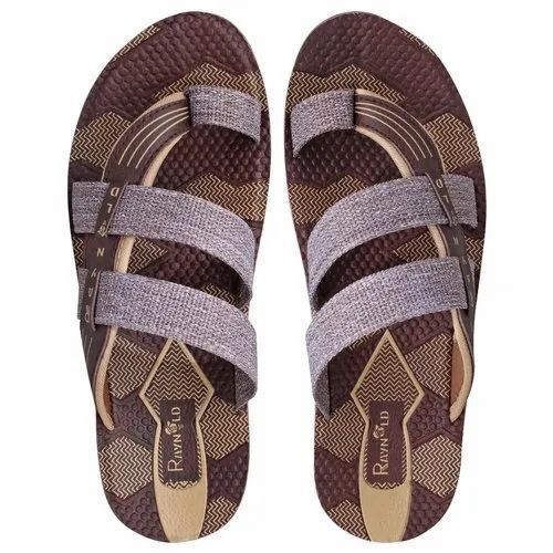 Men Casual Wear Pu Slippers