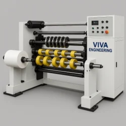 Mild Steel Cantilever Slitter Rewinder Machine, Production Capacity: 700 m/min