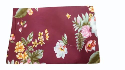 Woolen Printed Maroon Bedsheet Pillow Cover Set