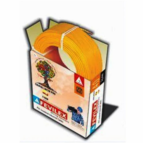 Yellow Flexible Single Core House Cable