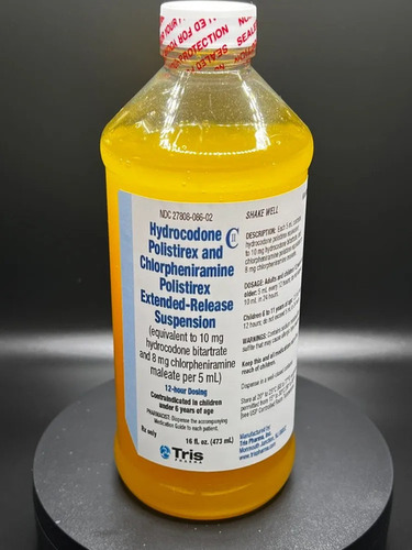 Yellow Tris Promethazine Codeine Cough Syrup