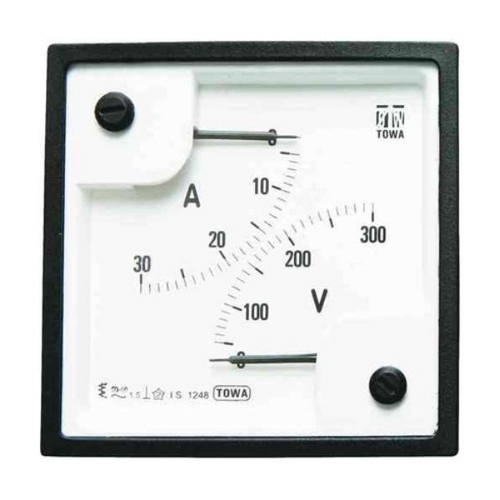 Moving Iron S 96 A.C. Dual Range Meters