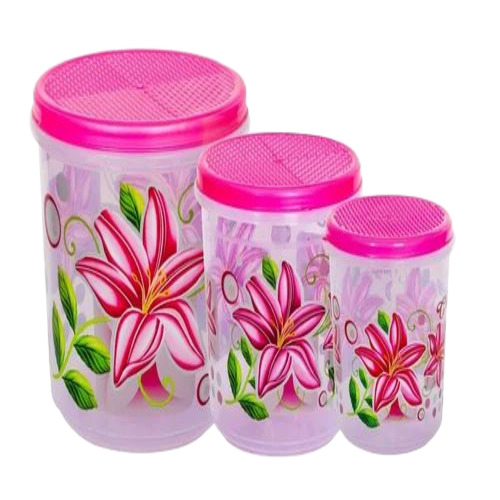 Plastic Round Food Container Set