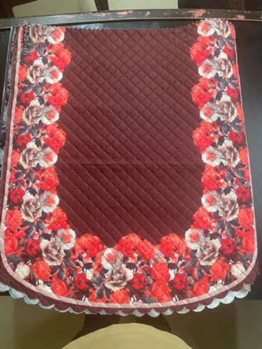 Red Fabric Sofa Cover