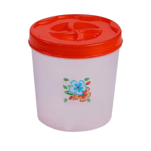 Red Spice Plastic Container
