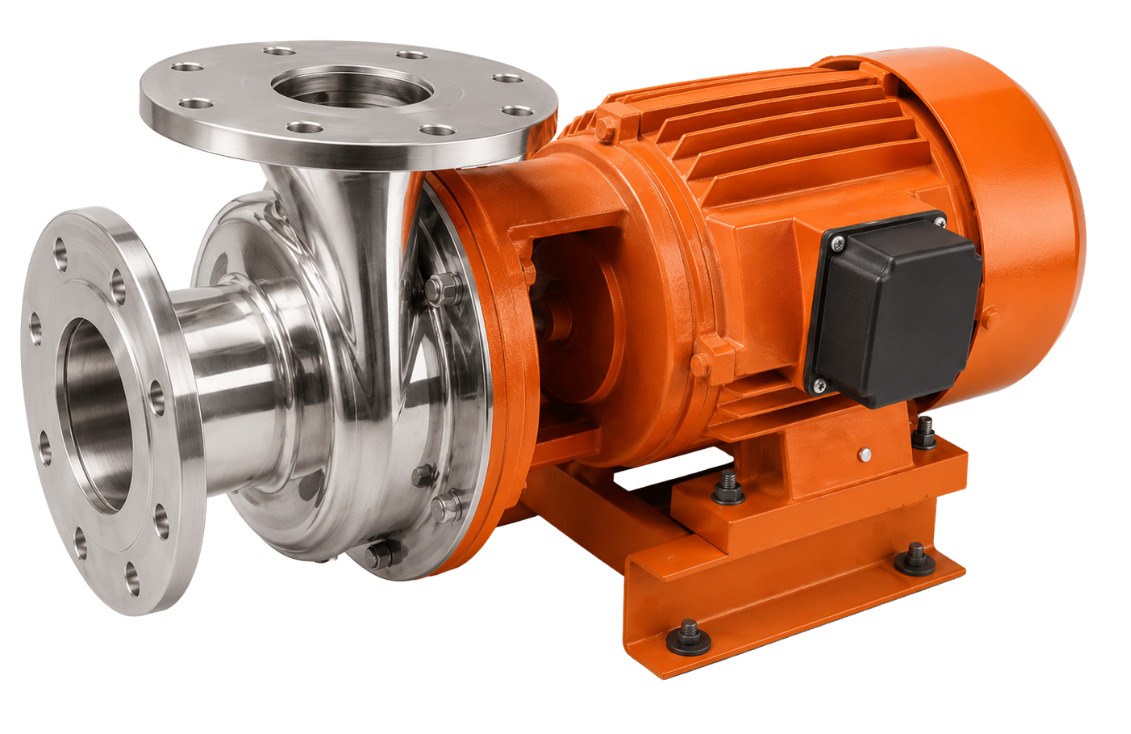 Ss Centrifugal Pumps - Color: Orange