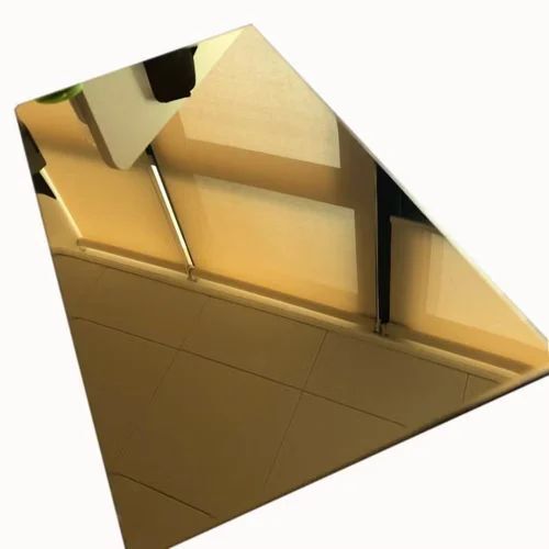 Stainless Steel Gold Mirror Sheet