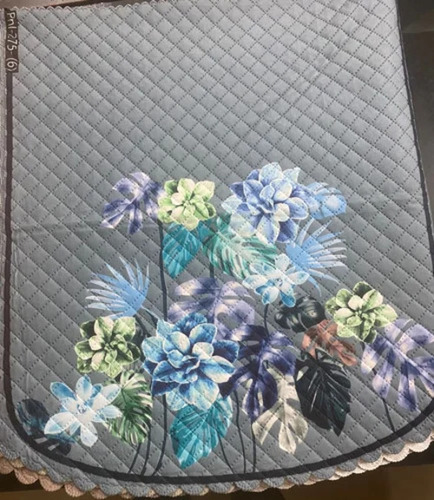 Velvet Designer Sofa Cover - Pattern: Printed