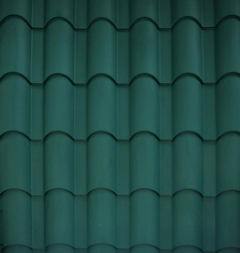 10 Mm Green Stone Coated Roof Tile