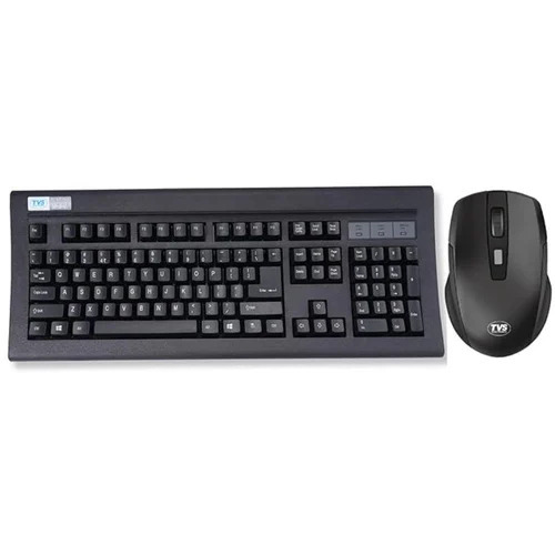 Black Tvs Gold Platina Keyboard Mouse Combo