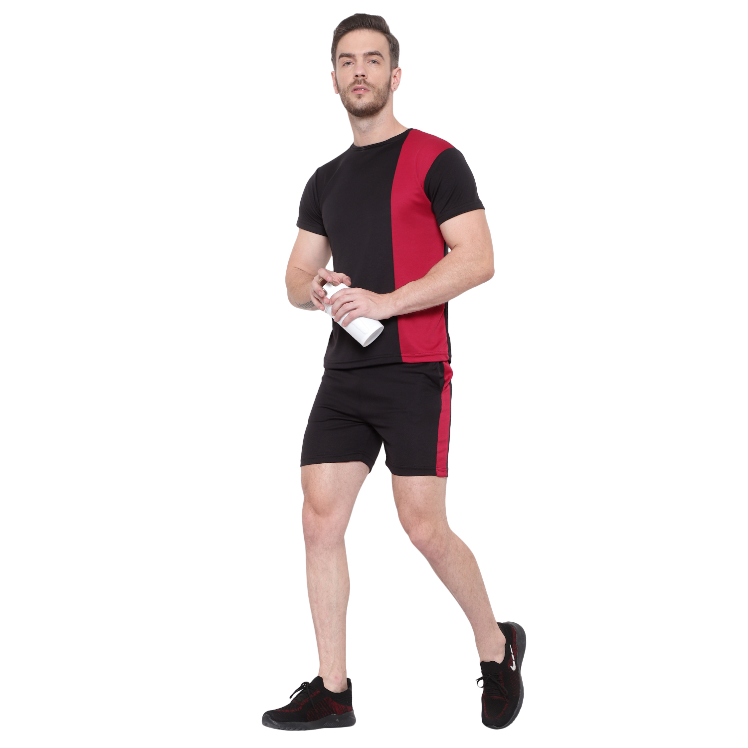 Dry Fit Co-Ord Set For Men - Design: Colour Blond