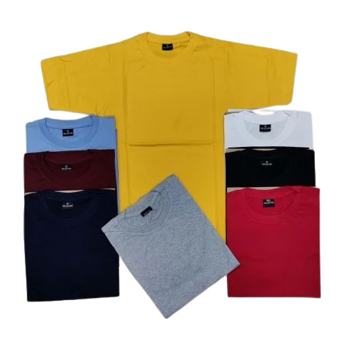 Men Plain Cotton T Shirt