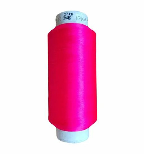 Pink Polyester Lichi Yarn - Application: Textile Industry