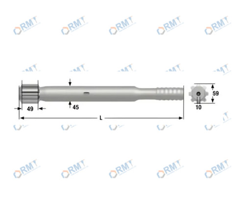 Shank Adaptors - Color: Black