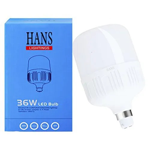 White Round Ceramic Led Bulb