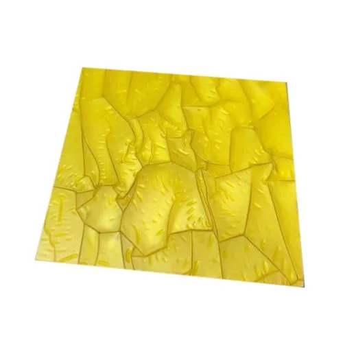 Yellow Mop Cast Acrylic Sheet