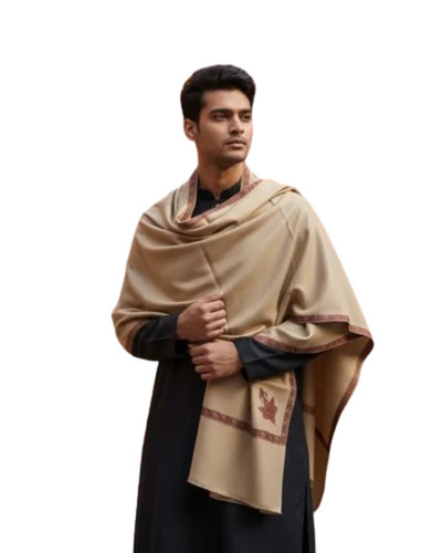 120 Gsm Men Woolen Pashmina Shawl
