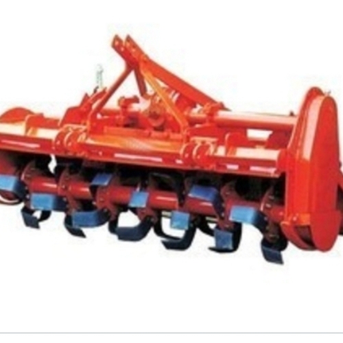 Agricultural Rotavator - Color: Orange