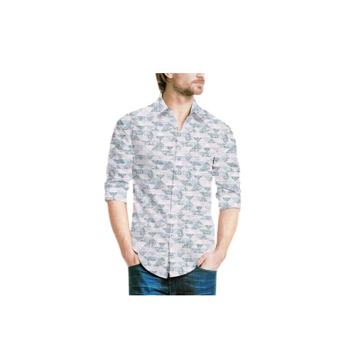 Men Cotton Printed Shirt
