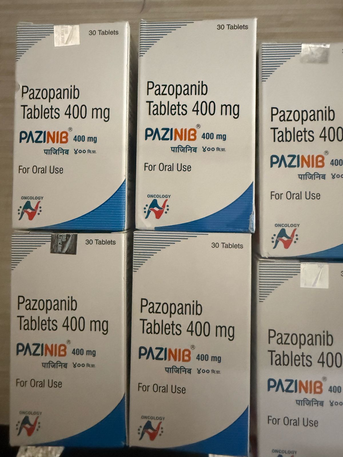 Pazinib 400mg Tablets - Origin: Indian