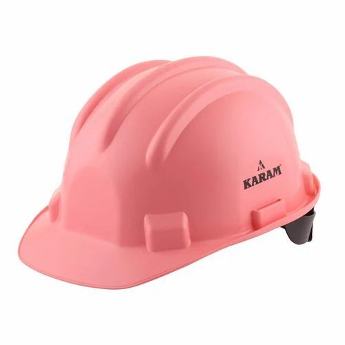 Pink Color Safety Helmet