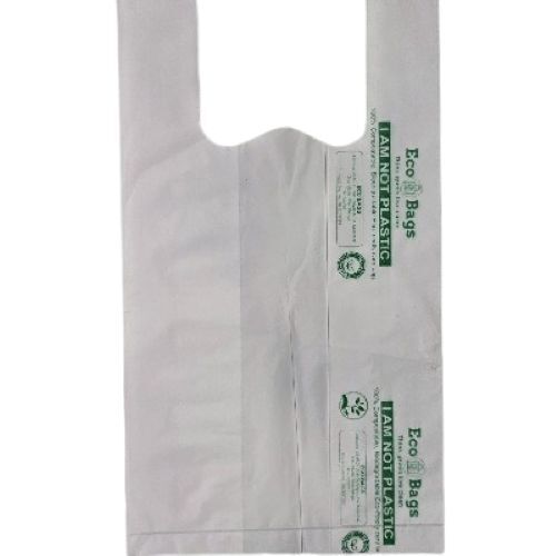 White Color Biodegradable Bag