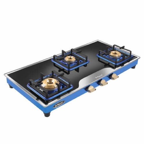 3 Burner Gas Stove - Features: Low Maintenance
