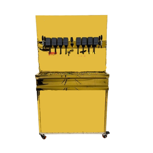 6+2+1 Valve Commercial Soda Fountain Dispenser Ss 304 Inside - Capacity: 1000 Pcs/Min