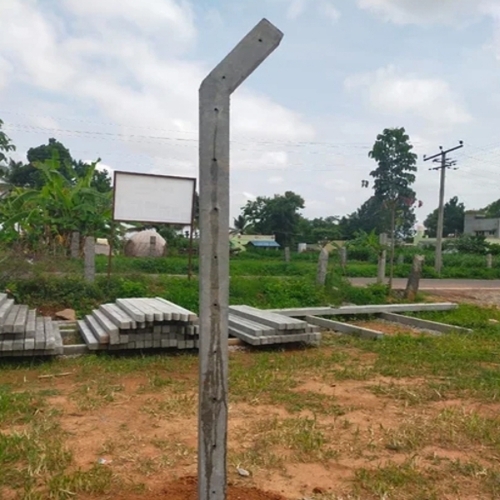 L Bent Cement Poles