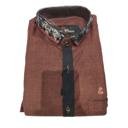 Men Brown Casual Shirts