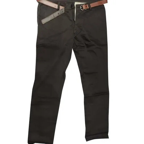 Men Formal Pants - Color: Black