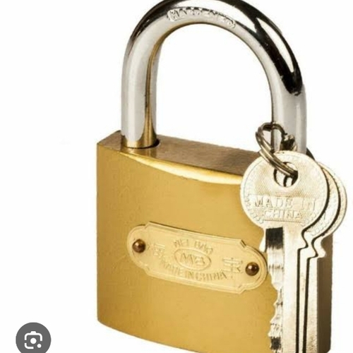 Pad Lock - Color: Golden And Silver