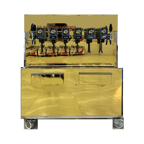 Premium 6 Valve Soda Machine 6 Carbonated, 2 Non-Carbonated, 1 Plain) - Automatic Grade: Automatic